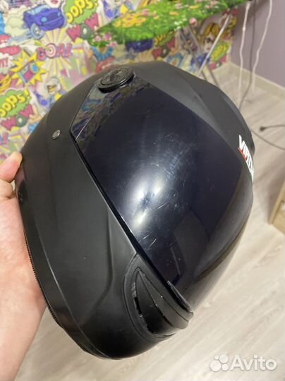 Шлем для мотоцикла черный