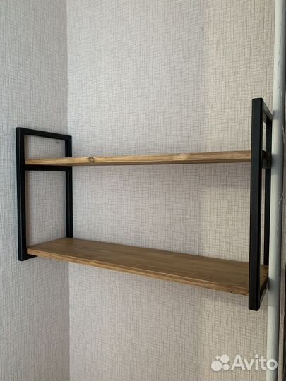 Полка настенная в стиле лофт