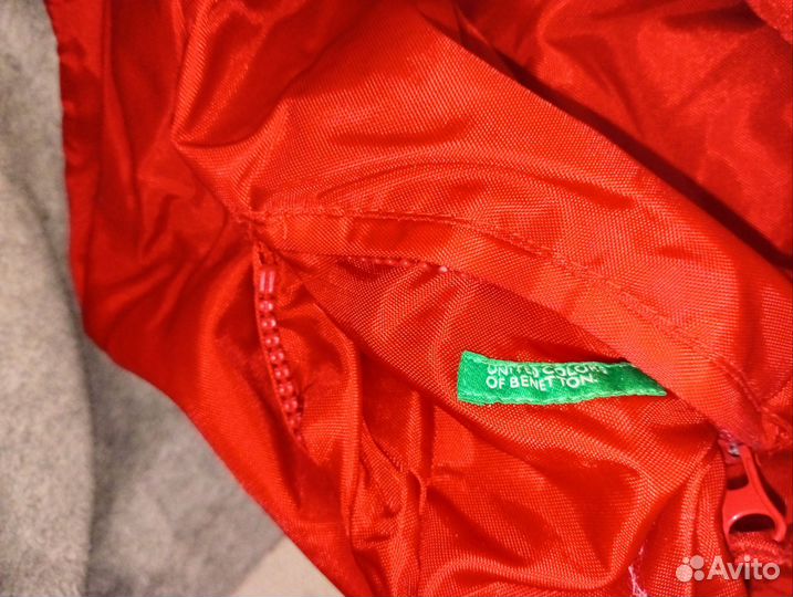 Ветровка benetton детская двусторонняя (унисекс)