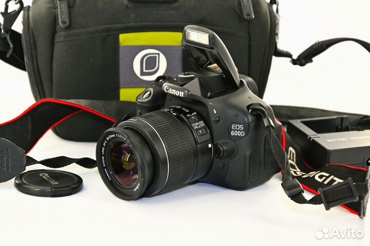 Canon EOS 600D/T3i 18.0MP зеркалка с Kit 18-55