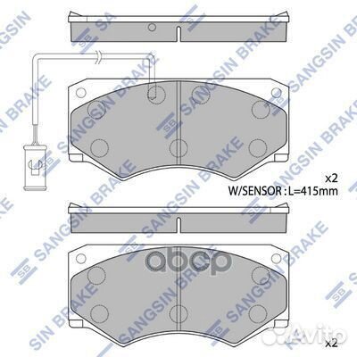 Колодки тормозные mercedes W460-W463/iveco dail