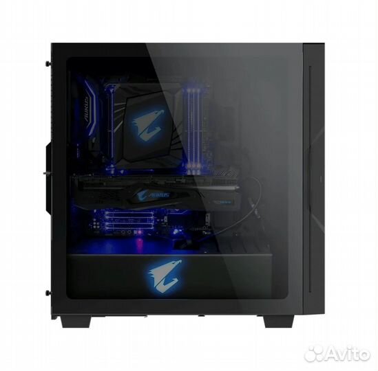 Корпус Gigabyte aorus C300 glass, черный