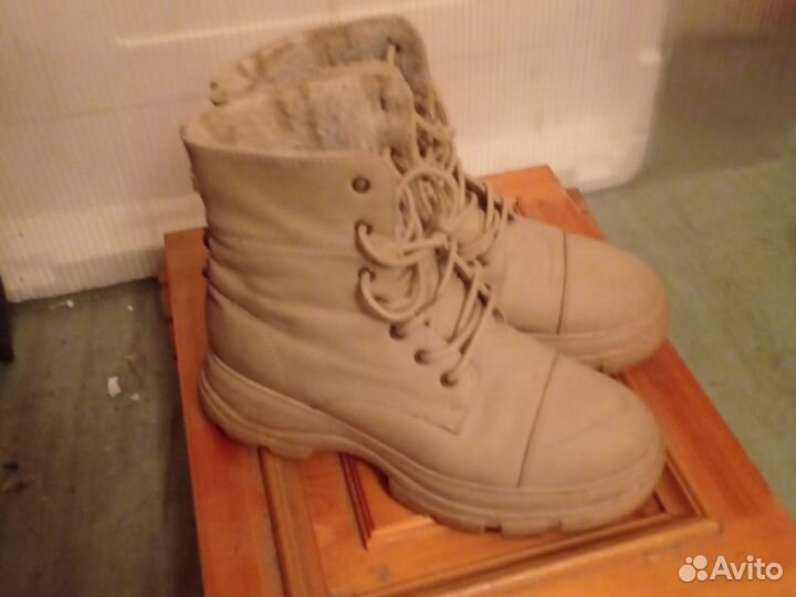 Ботинки женские кожаные зимние