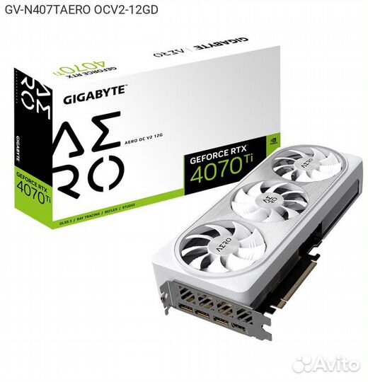 Видеокарта Gigabyte nVidia GeForce RTX 4070 Ti Aer