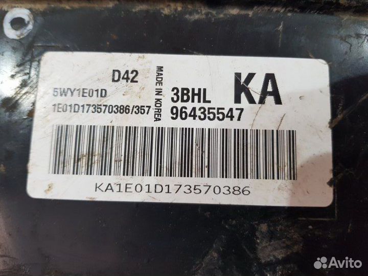 Блок управления двигателем Chevrolet Lacetti J200