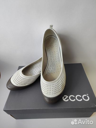 Туфли балетки лодочки натуральная кожа