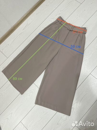 Брюки палаццо-кюлоты Lime М 44 женские