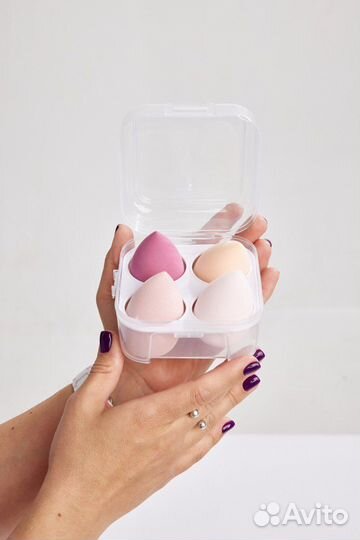 Спонжи для макияжа набор