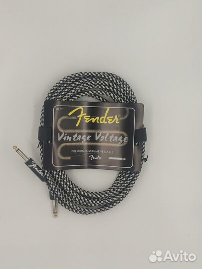 Гитарный кабель jack 6.5 Fender 3/6/10 метров