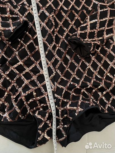Комбинезон на выпускной в пайетках y2k 2000e