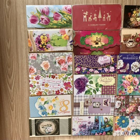 Конверты купюрницы открытки для денег