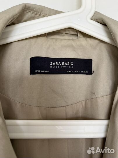 Тренч плащь zara