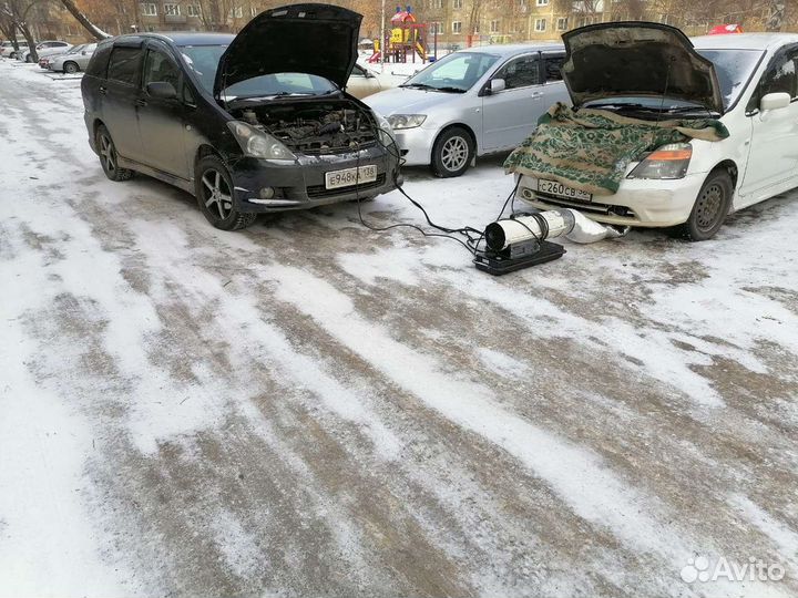 Отогрев авто