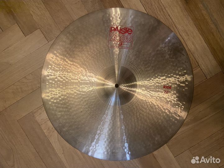 Paiste 2002 ride 22, crash 2002 16