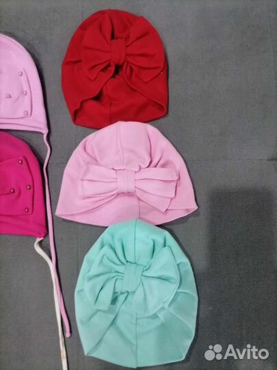 Детские шапочки для девочек