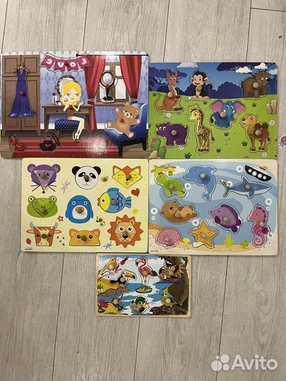 Игрушки развивающие от 1 года деревянные