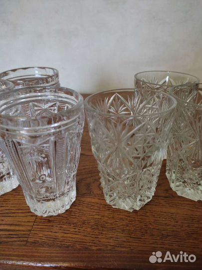 Стаканы. Хрусталь. Стекло