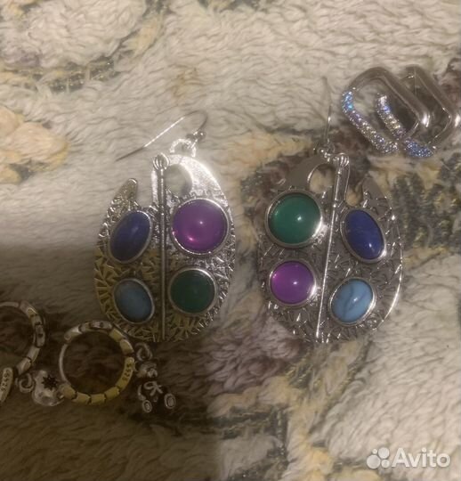 Серебряные серьги