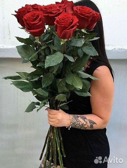 Высокие розы Букеты с доставкой