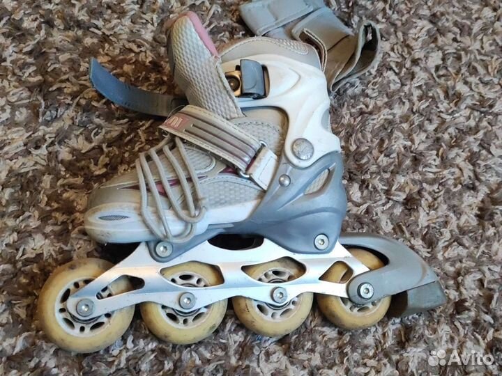 Роликовые коньки детские с защитой