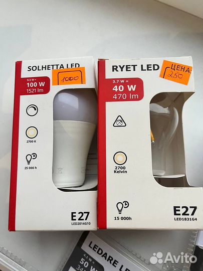 Светодиодные лампочки IKEA