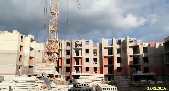 2-к. квартира, 59,8 м², 1/9 эт.