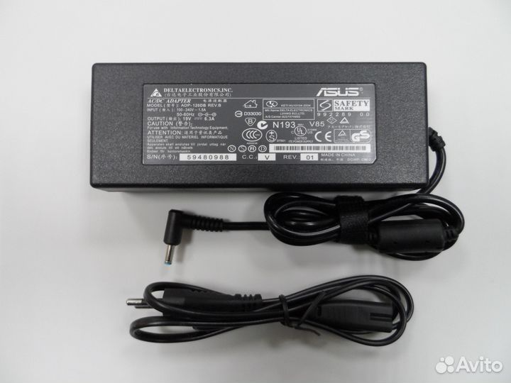 Блок питания ноутбука Asus 19V 6.3A 120W 4.5x3.0