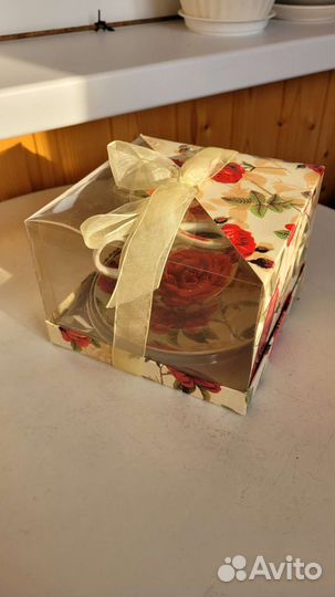 Чайный сервиз 4 предмета чайная пара