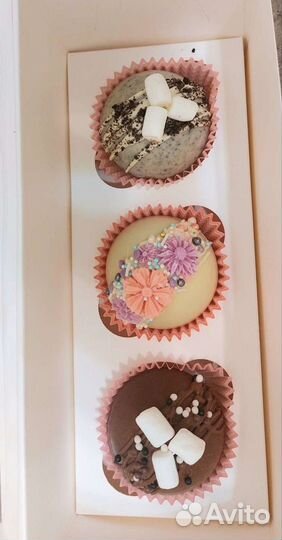 Шоколадные бомбочки с маршмеллоу