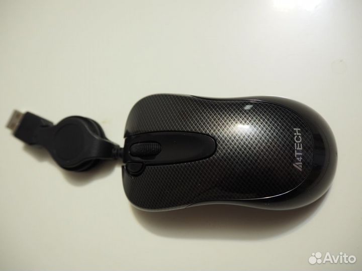 Компьютерная мышь проводная A4tech D-60-2(Carbon)