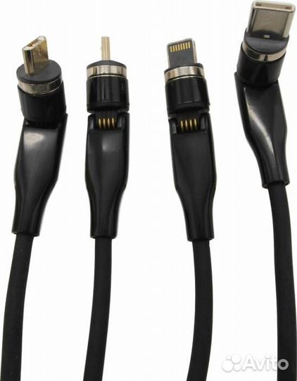 Кабель micro USB M99, магнитный, вращение в двух п