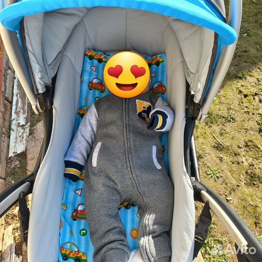 Коляска 3 в 1 с автолюлькой
