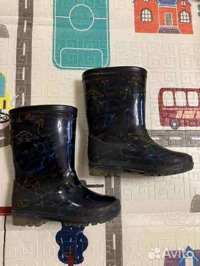Резиновые сапоги утепленные 24
