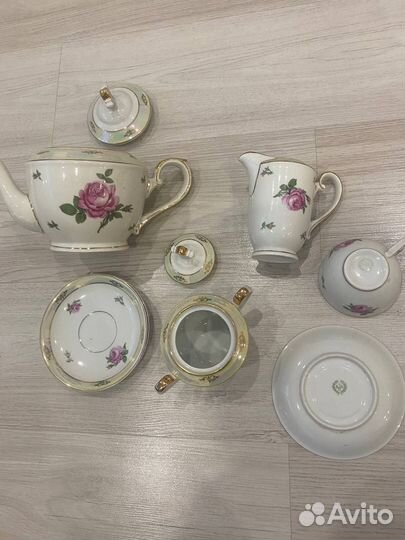 Сервиз чайный роза Германия остатки