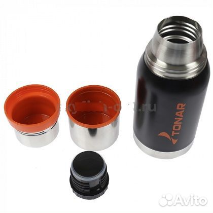 Термос tonar TM-040 1200мл черный