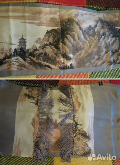 Шарф 100% натуральный шелк