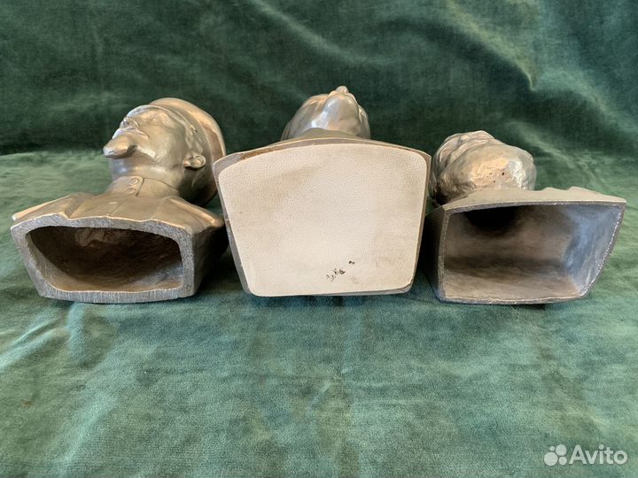 Бюсты Ленин Дзержинский Энгельс