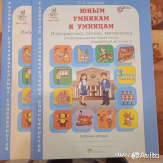 Рабочая тетрадь умники и умницы 3 класс (2 части)