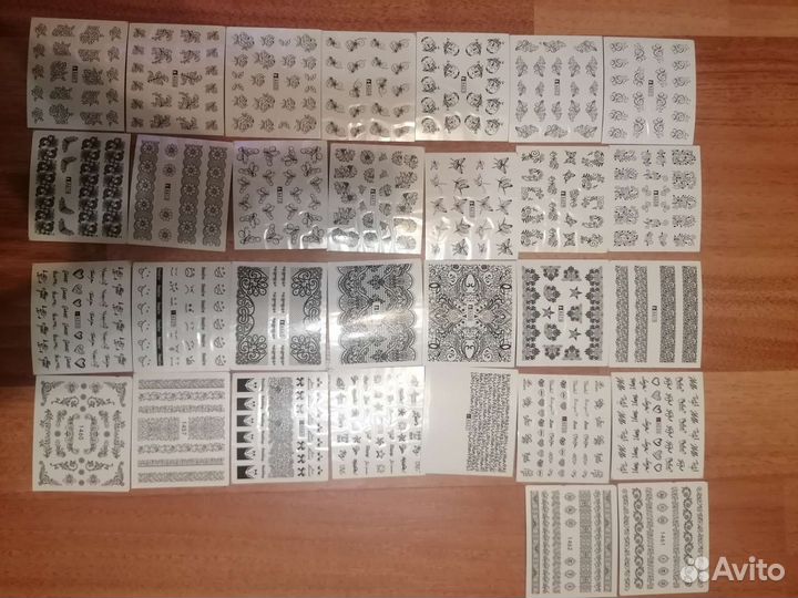 Наклейки (слайдеры) для дизайна ногтей