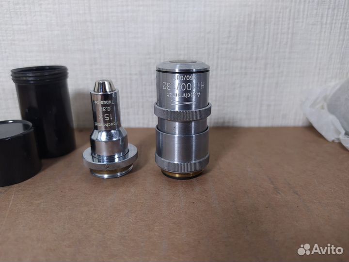 Объективы для микроскопов СССР и иностранные