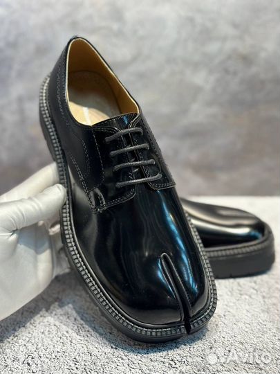 Туфли таби Maison Margiela кожаные premium