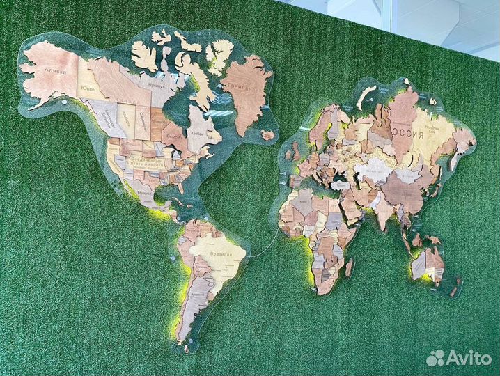 Карта мира и России с доставкой