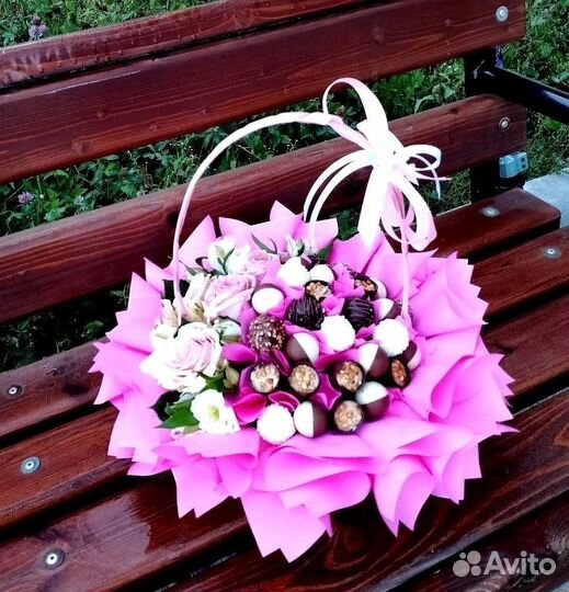 Съедобные букеты женские