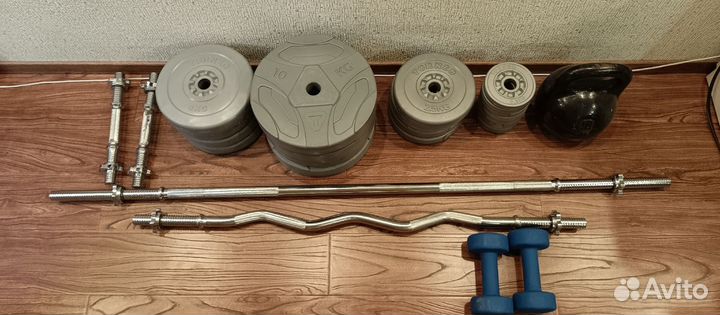 Штанги, блины, гантели