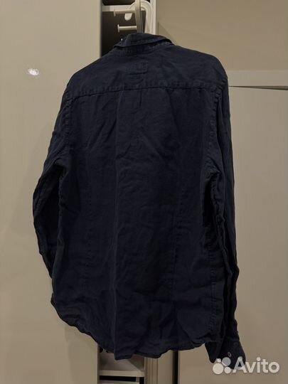 Льняная рубашка massimo dutti