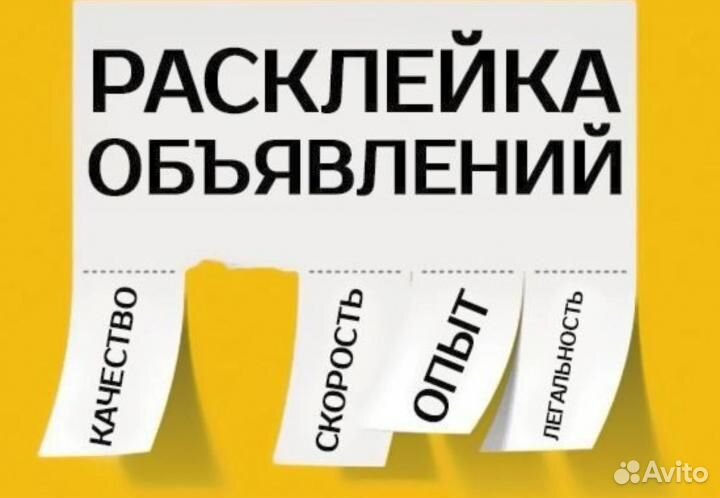 Промоутер-расклейщик