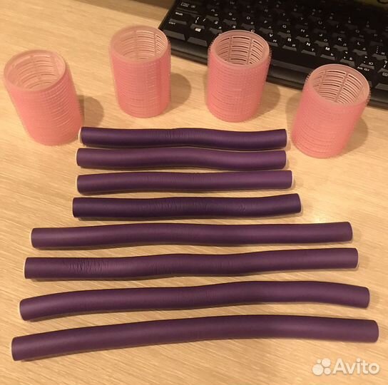 Ободок косичка; бигуди