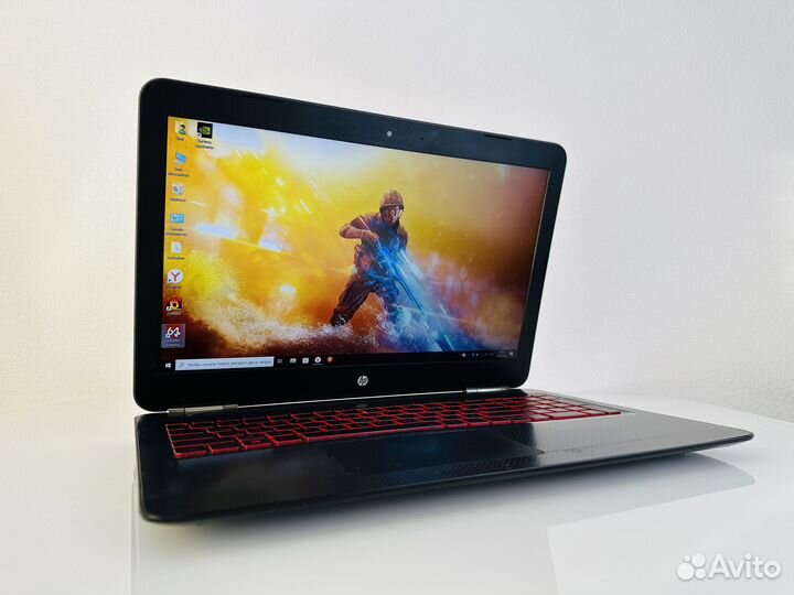 Игровой ноутбук HP Omen/2видеокарты/12гб/SSD+HDD