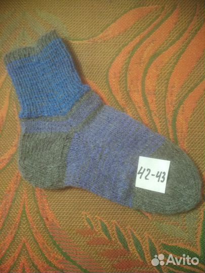 Носки шерстяные, пинетки вязаные