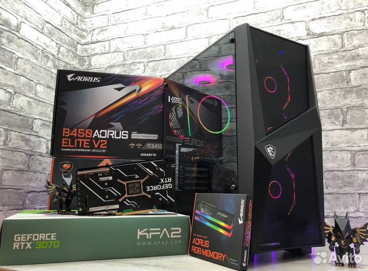 Игровой пк R5 5600X / RTX 3070 / RAM 16